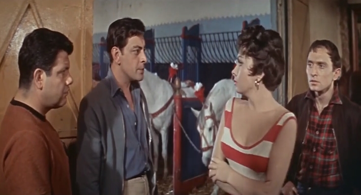 جميل راتب في فيلم Trapeze