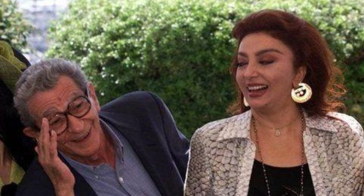 نبيلة عبيد ويوسف شاهين