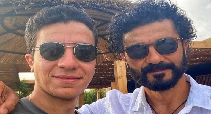 خالد النبوي وابنه نور