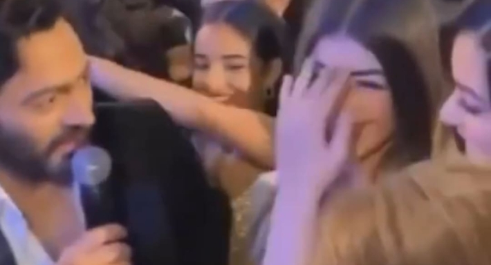 ليلى وملك أحمد زاهر وتامر حسني