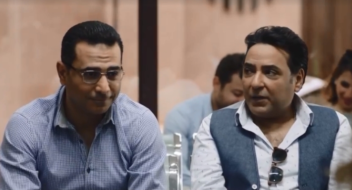 ياسر الطوبجي ونور محمود في مشهد من الاختيار 3