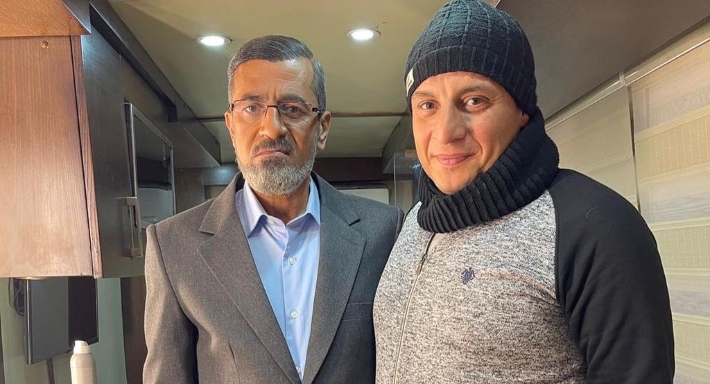 الماكيير أحمد مصطفى والفنان صبري فواز