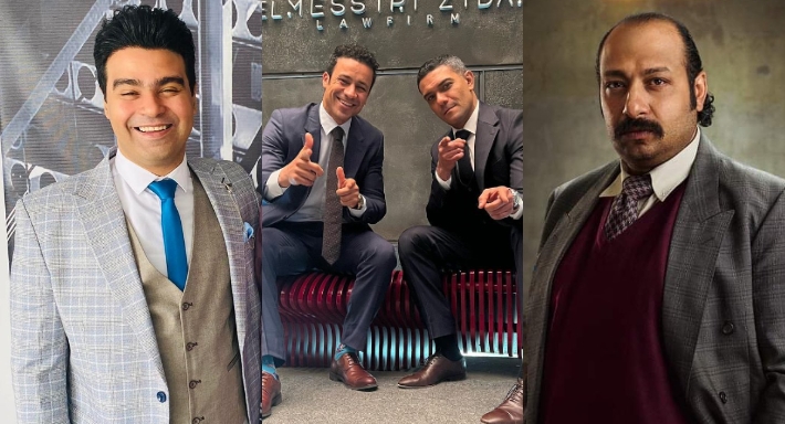 محمد ثروت وآسر ياسين وأحمد داود وإسلام إبراهيم