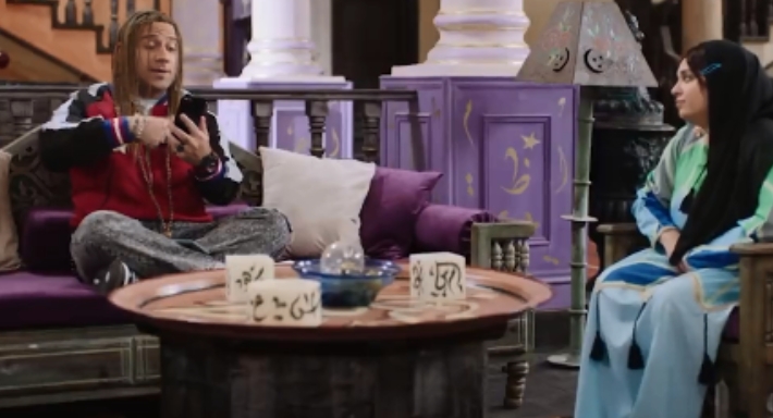 رحمة أحمد وأحمد مكي في مشهد من الكبير أوي 6