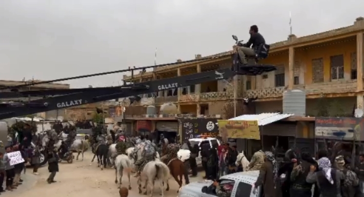 كواليس تصوير مشهد في بطلوع الروح