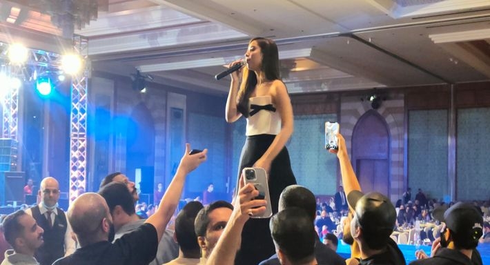 بلقيس في حفل عيد الفطر