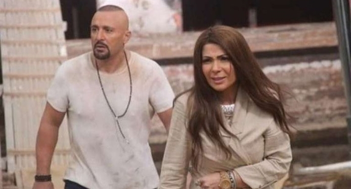 منى زكي وأحمد السقا من فيلم العنكبوت