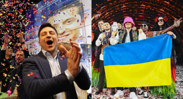 استبعدوا روسيا وفازت أوكرانيا بـ Eurovision ... زيلينسكي يحتفل: الانتصار يقترب