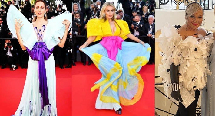 إطلالات غريبة على سجادة مهرجان كان السينمائي