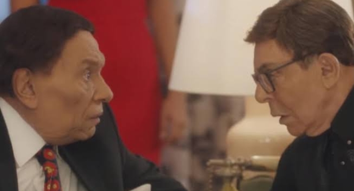 سمير صبري وعادل إمام