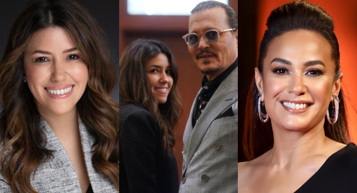 هند صبري وجوني ديب وكاميل فاسكنز