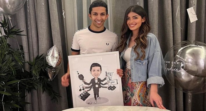 ليلى زاهر وهشام جمال