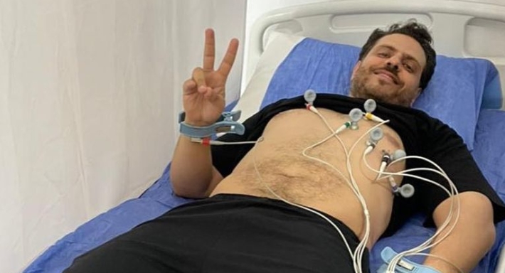 طارق صبري من المستشفى