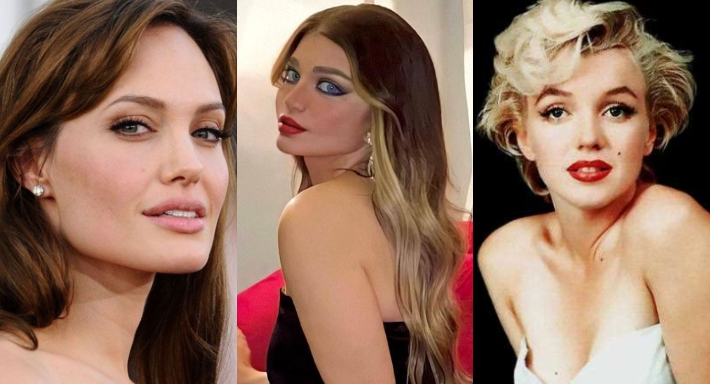 مارلين مونرو وياسمين الخطيب وأنجلينا جولي