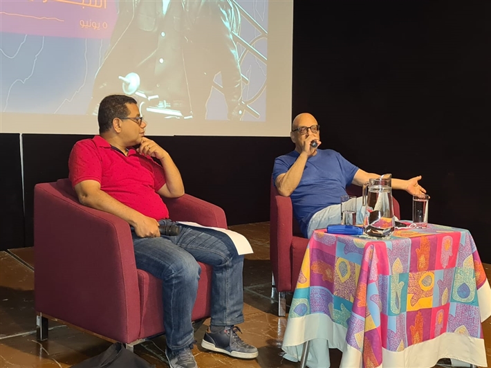 خيري بشارة وسيد محمود في أسبوع أفلام الجوتة