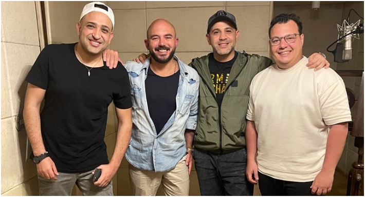 العسيلي وعزيز الشافعي، والشاعر تامر حسين، والموزع أحمد طارق يحيي. 