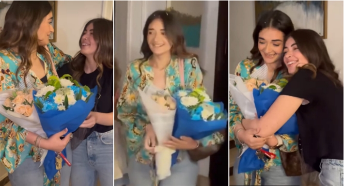 ملك أحمد زاهر وشقيقتها ليلى