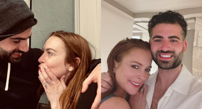 زواج ليندسي لوهان من الإماراتي بدر شماس