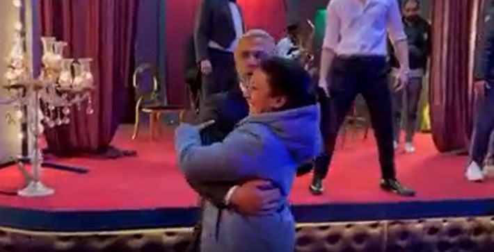 محمد إمام في كواليس عمهم