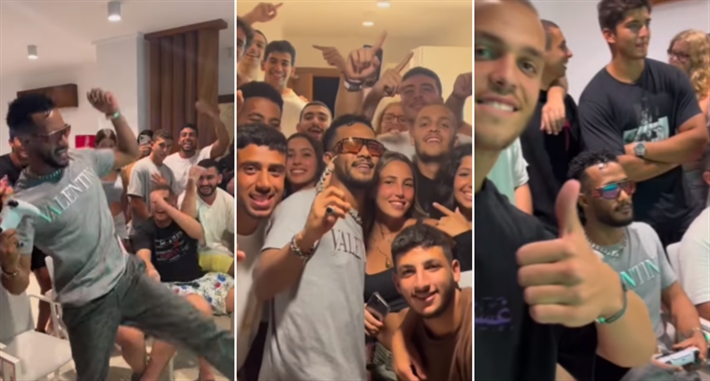 محمد رمضان مع جمهوره