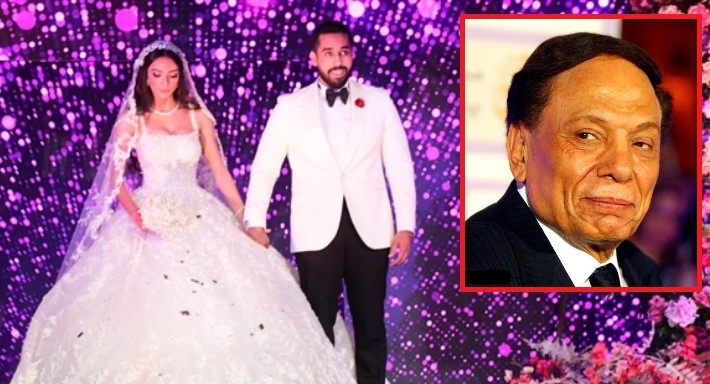 عادل إمام وفرح عصام إمام وعريسها