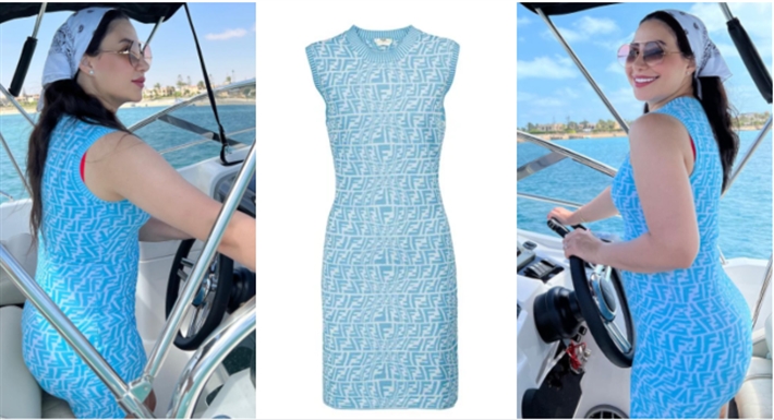 #شرطة_الموضة: بوسي على اليخت بفستان من Fendi بـ15 ألف جنيه (صور) - FilFan.com