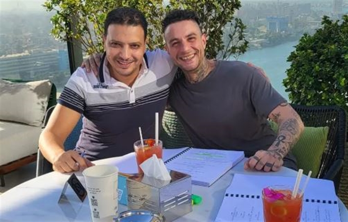 أحمد الفيشاوي والمخرج رضا عبد الرازق