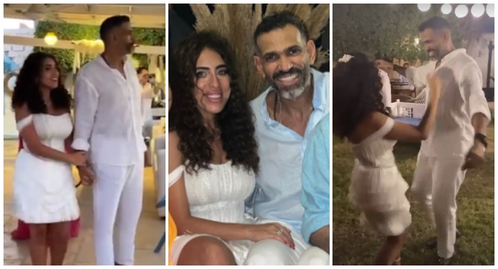 خطوبة إيهاب عبد الواحد ومنة عدلي القيعي