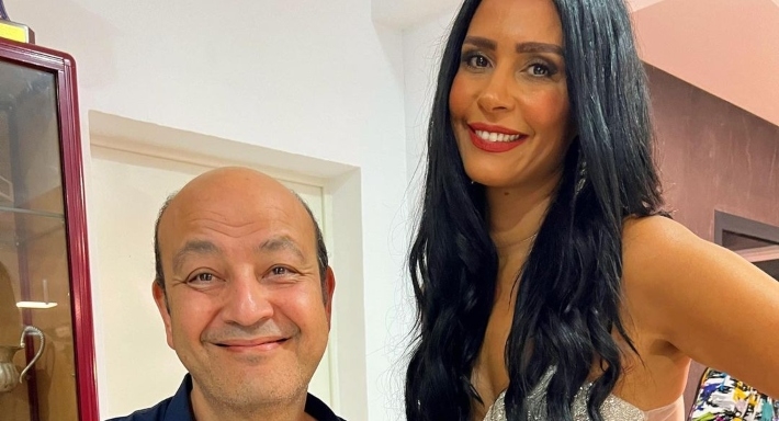 ساندي علي وعمرو أديب