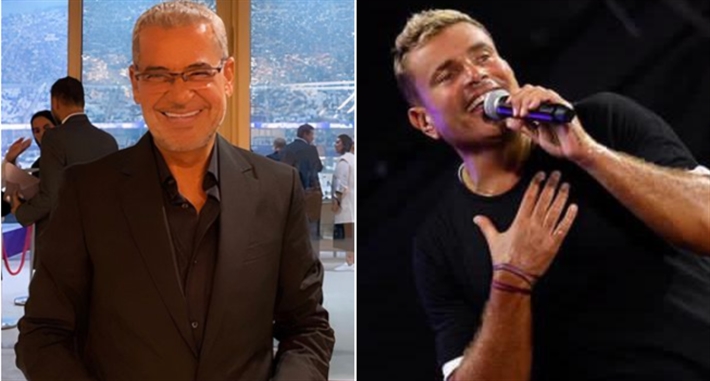 عمرو دياب ومصطفى الآغا