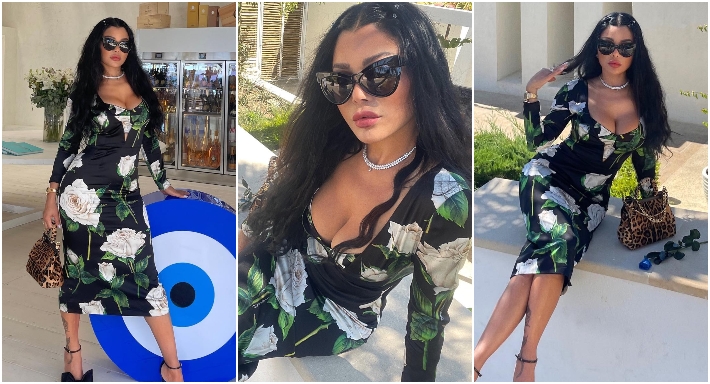 هيفاء وهبي في حفل زفاف شقيقتها هنا