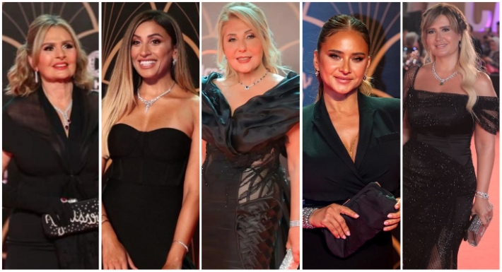 النجمات على السجادة الحمراء بمهرجان القاهرة للدراما