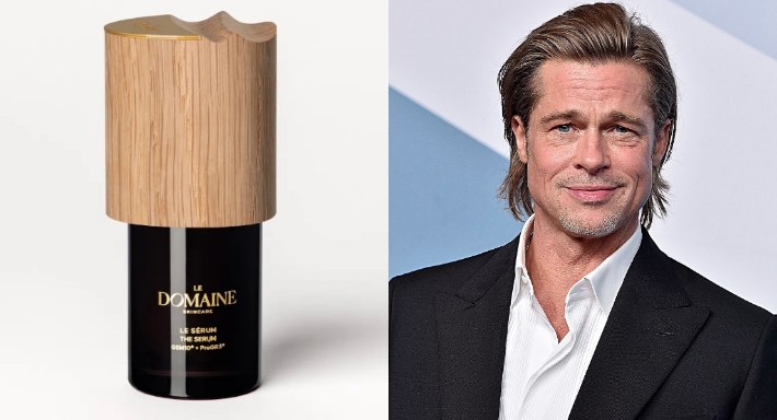 براد بيت يطلق مساحيق عناية بالبشرة