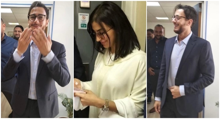 سعد لمجرد وزوجته