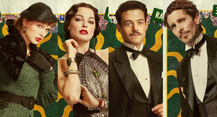 تقييمات منخفضة لفيلم رامي مالك وكريستيان بيل Amsterdam