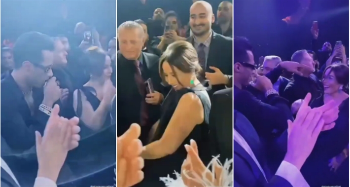 محمد رمضان وتقلا شمعون