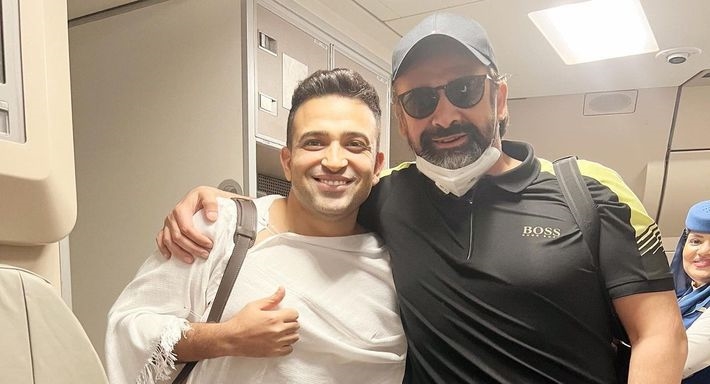 تامر حسين مع كريم عبد العزيز