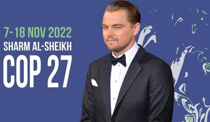 ليوناردو ديكابريو في مصر لأول مرة في مؤتمر المناخ