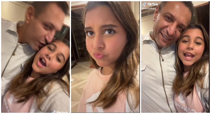 هنا ووالدها