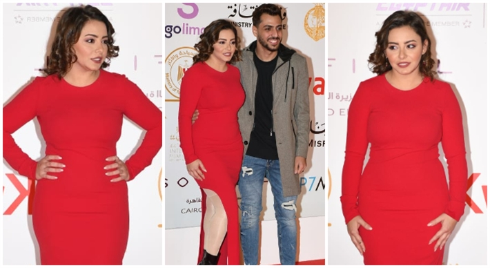 إلهام عبد البديع وزوجها