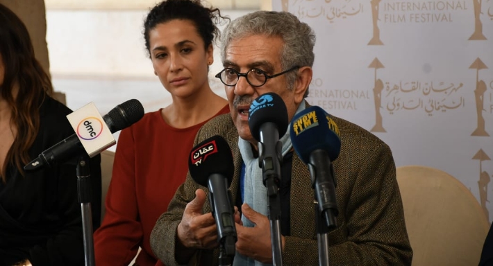 رضا الباهي من مؤتمر فيلمه