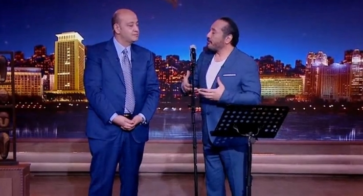 علي الحجار وعمرو أديب