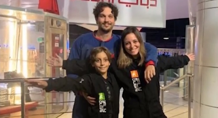 ريهام عبد الغفور مع ابنيها