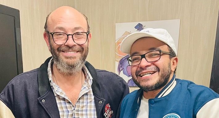 حسام داغر والمخرج عادل أديب