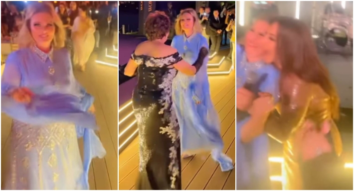 رقص يسرا ولبلبة وإليسا في حفل خاص على هامش فعاليات البحر الأحمر السينمائي (فيديو)