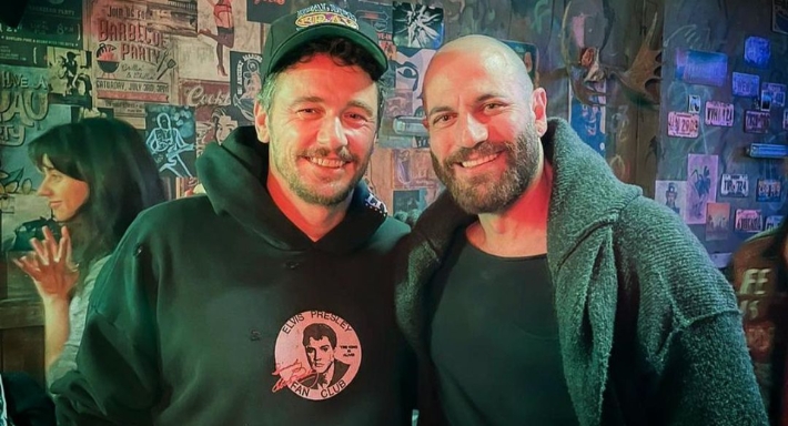 نيقولا معوض وجيمس فرانكو في عمل واحد