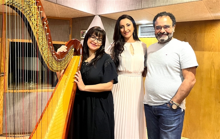 أميرة سليم في تحضيرات الأغنية