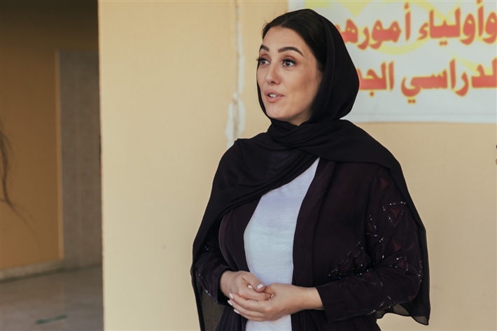 كندة علوش في فيلمها الهندي Yellow Bus