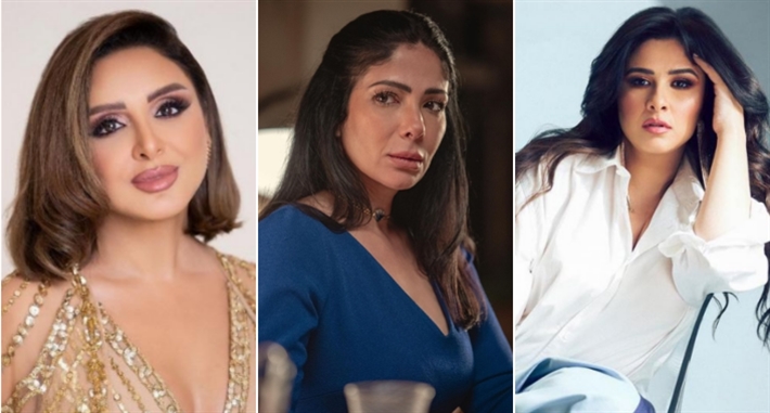 ياسمين عبد العزيز ومنى زكي وأنغام