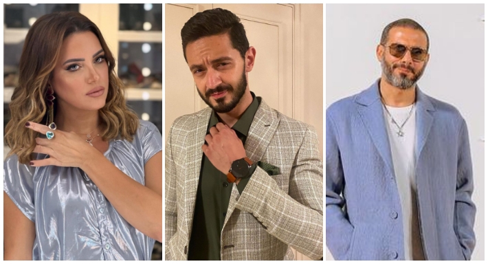 فراج ويوسف عثمان وريهام عبد الغفور